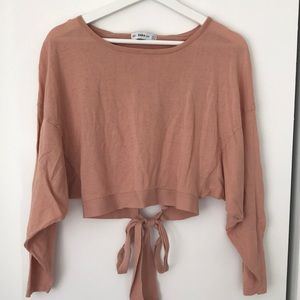 Zara cropped top